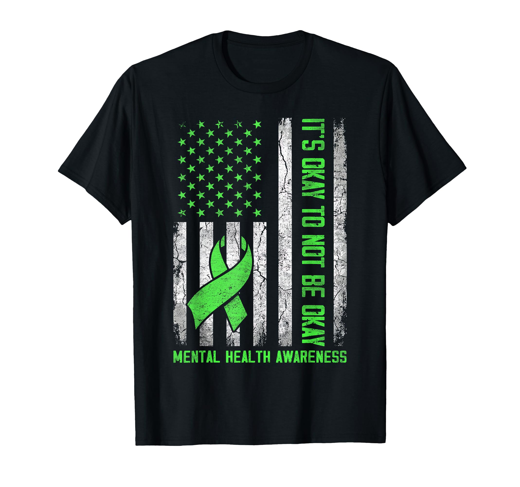 Its Okay To Not Be Okay Mental T-Shirt - Custom Art Print for Adults - T-Shirt, Sweatshirt, Hoodie