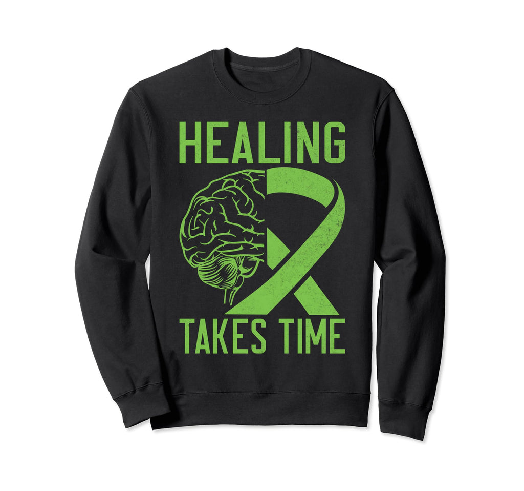 Healing Takes Time Mental Sweatshirt - Casual Everyday Wear for Adults - T-Shirt, Sweatshirt, Hoodie