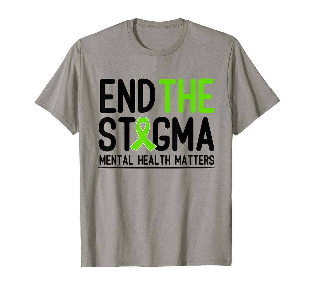 Mental Health Awareness End Stigma T-Shirt - Trendy Graphic Men Women - T-Shirt, Sweatshirt, Hoodie