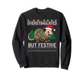 Overstimulated But Festive Possum Sweatshirt - Custom Art Print for Adults - T-Shirt, Sweatshirt, Hoodie