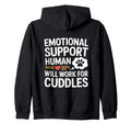 Emotional Support Human Do Not Pet Sweatshirt - Minimalist Print Unisex - T-Shirt, Sweatshirt, Hoodie