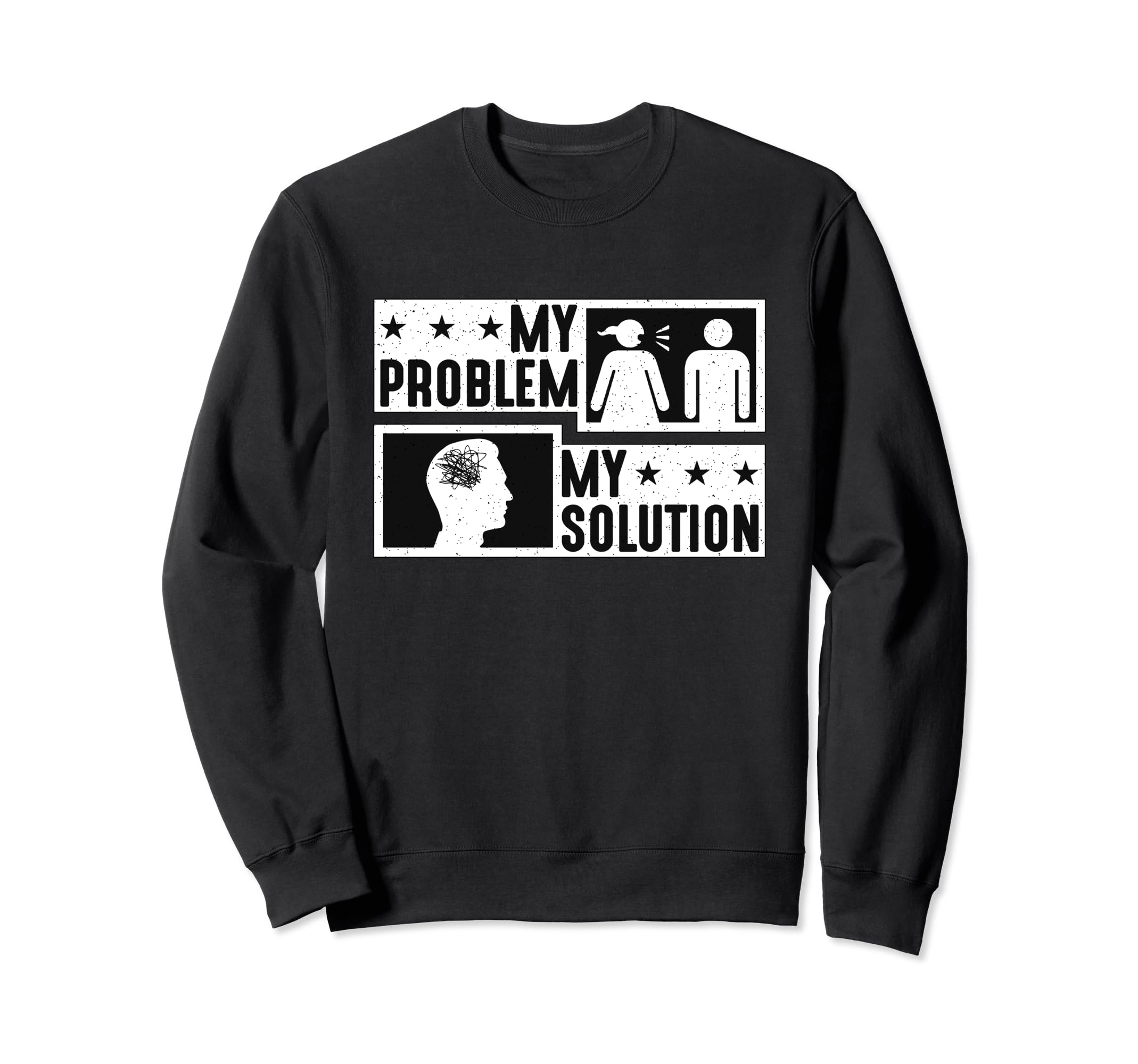 My Problem My Pictogram Dad Health Sweatshirt - Streetwear Style Unisex - T-Shirt, Sweatshirt, Hoodie