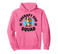Therapy Dog Squad Team Handler Hoodie - Trendy Graphic Unisex - T-Shirt, Sweatshirt, Hoodie