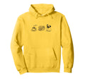 Coffee Tea Book Dog Pet Things I Love Hoodie - Graphic Print for Adults - T-Shirt, Sweatshirt, Hoodie