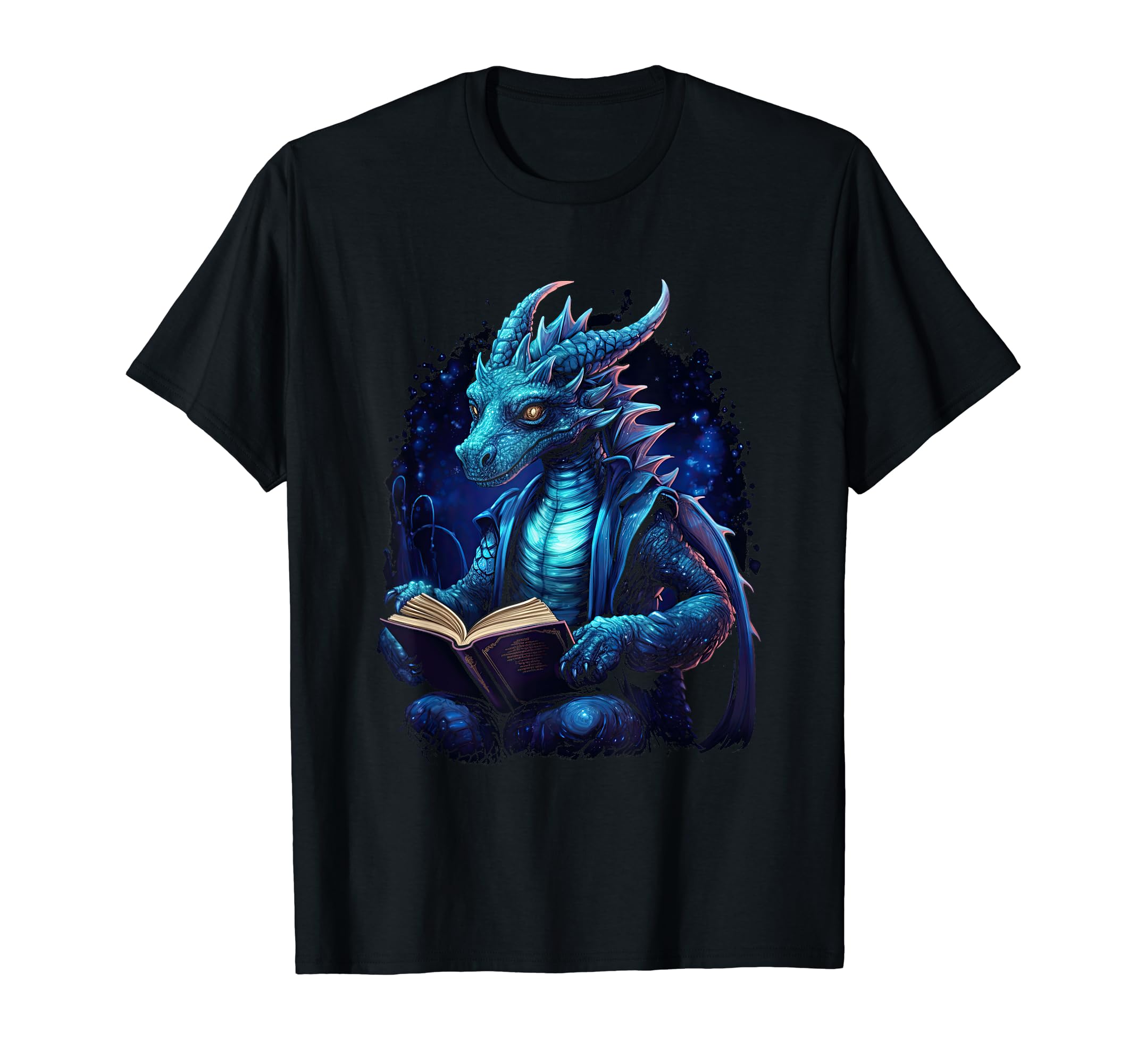 Book Dragon Reading Books Bookworm T-Shirt - Aesthetic Graphic for Adults - T-Shirt, Sweatshirt, Hoodie
