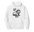 Cowboy Capybara Go Now Git Funny Hoodie - Aesthetic Graphic for Adults - T-Shirt, Sweatshirt, Hoodie