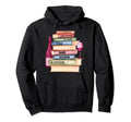 Watercolor Book Reader Wine Lover Hoodie - Unique Graphic for Adults - T-Shirt, Sweatshirt, Hoodie