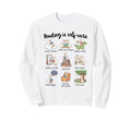 Reading Is Self Care Silly Goose Sweatshirt - Casual Everyday Wear Unisex - T-Shirt, Sweatshirt, Hoodie