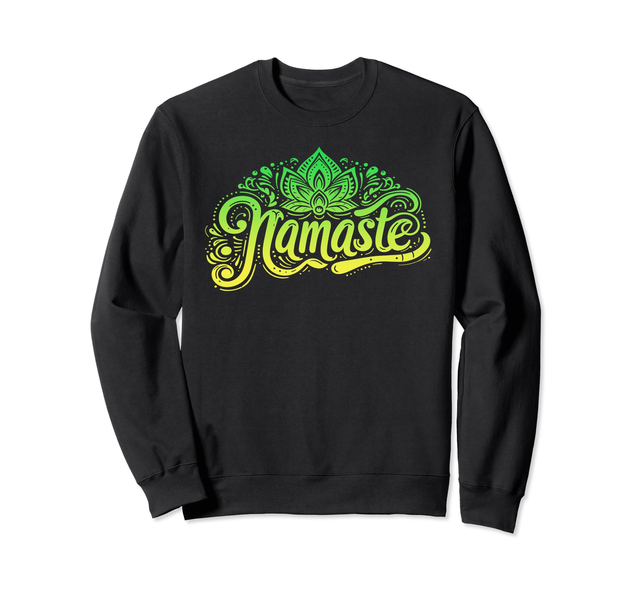 Namaste Yoga Meditation Zen Lotus Sweatshirt - Novelty Apparel Men Women - T-Shirt, Sweatshirt, Hoodie