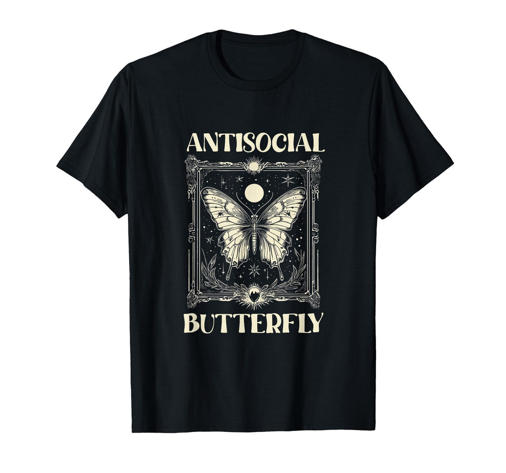 Antisocial Butterfly Gift Sweatshirt - Casual Everyday Wear for Adults - T-Shirt, Sweatshirt, Hoodie