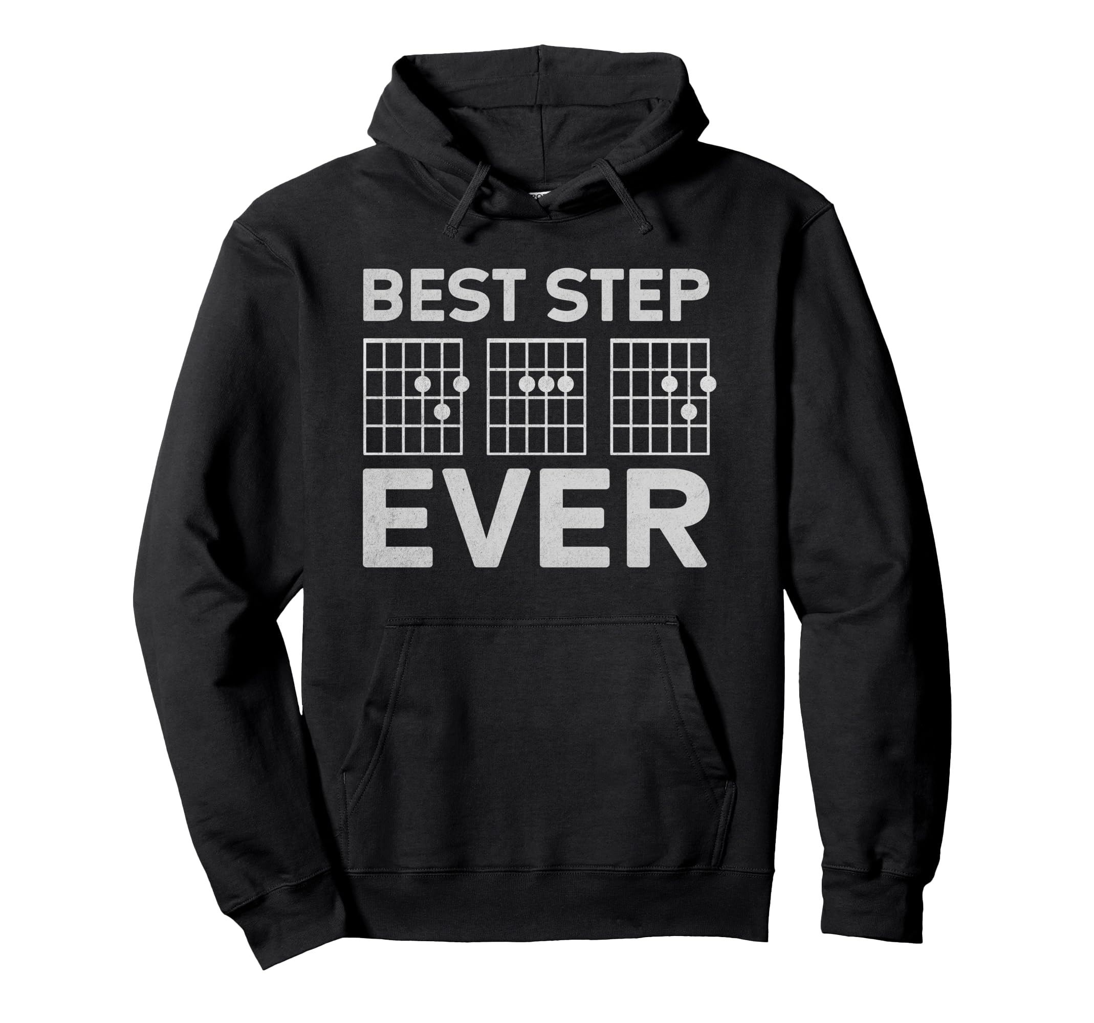 Best Step Dad Ever Guitar Chords Hoodie - Casual Everyday Wear Unisex - T-Shirt, Sweatshirt, Hoodie