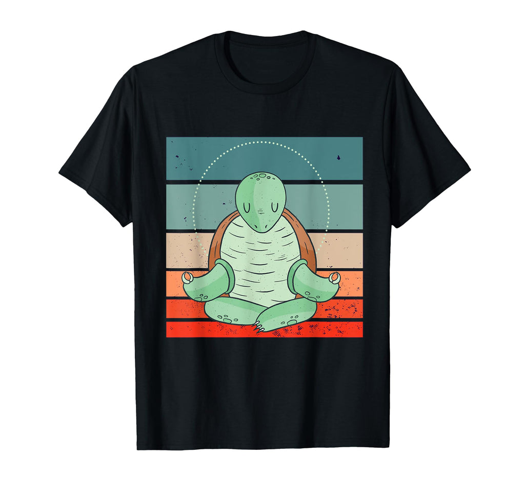 Turtle Meditation Mindfulness Peace T-Shirt - Custom Art Print Men Women - T-Shirt, Sweatshirt, Hoodie