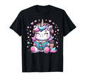 Funny Anime Kawaii Rainbow Unicorn T-Shirt - Unique Graphic Men Women - T-Shirt, Sweatshirt, Hoodie