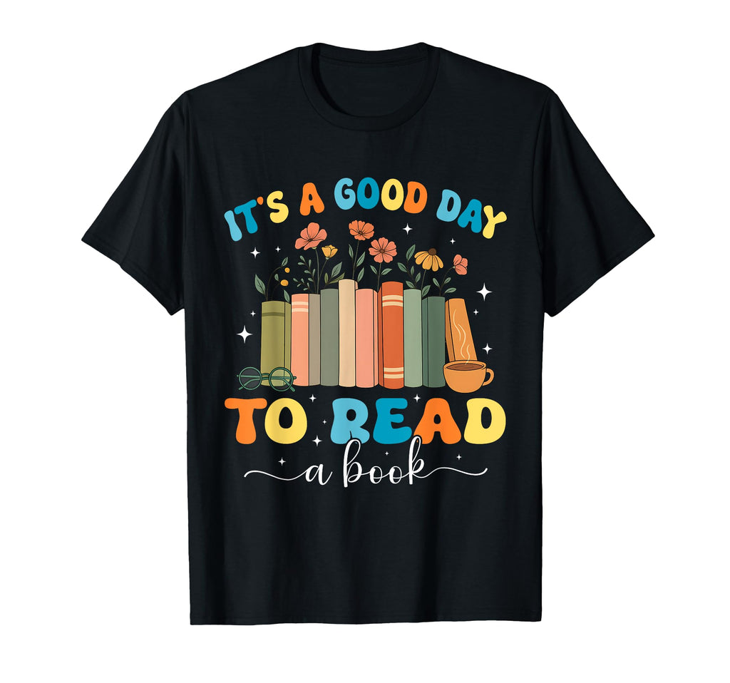 Its Good Day To Read Book Coffee Daisy T-Shirt - Aesthetic Graphic Unisex - T-Shirt, Sweatshirt, Hoodie