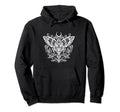 Sacred Moth Goth Horror Antisocial Hoodie - Novelty Apparel for Adults - T-Shirt, Sweatshirt, Hoodie