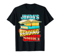 Jaydas Reading Personalized Book Reading T-Shirt - Graphic Print Unisex - T-Shirt, Sweatshirt, Hoodie