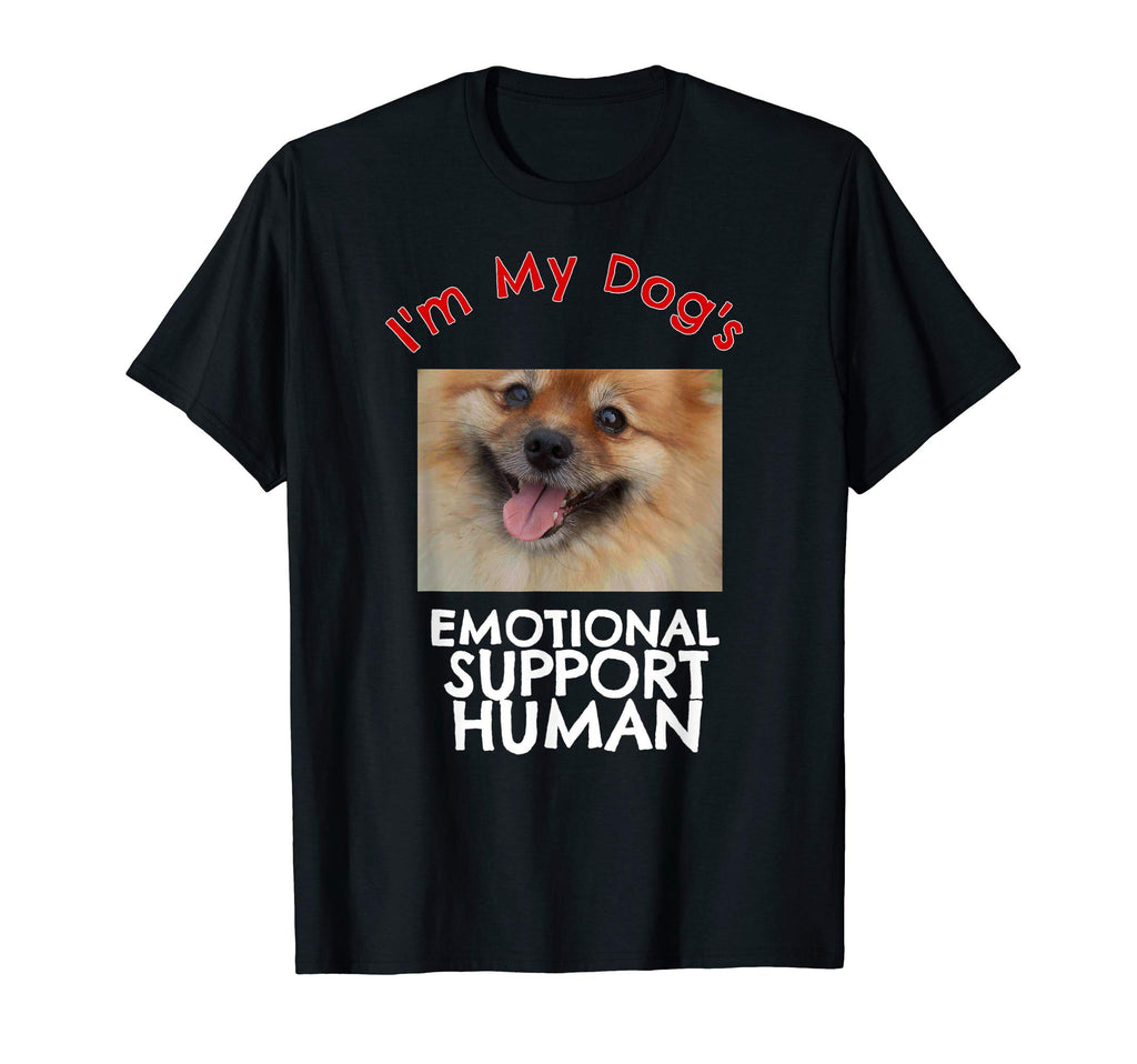 Pomeranian Dog Emotional Support T-Shirt - Casual Everyday Wear for Adults - T-Shirt, Sweatshirt, Hoodie