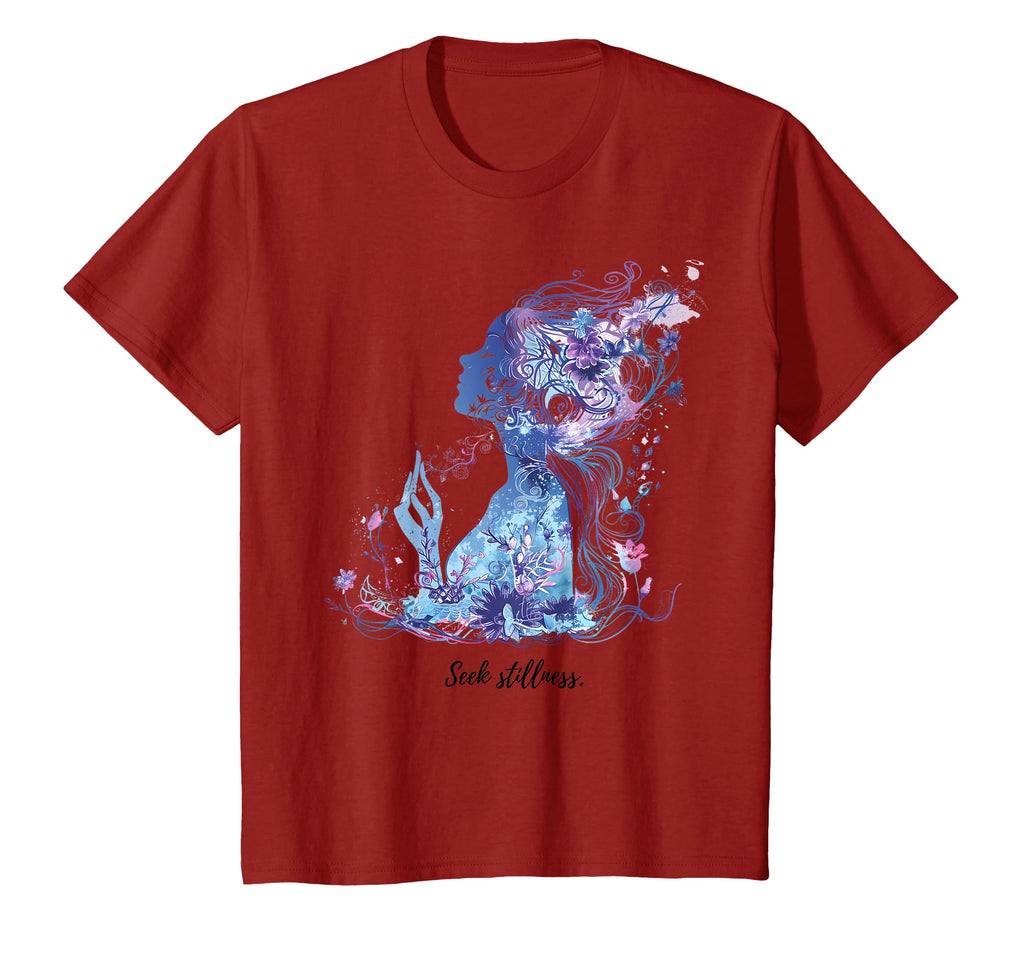 Serene Lotus Yoga And Meditation T-Shirt - Casual Everyday Wear Men Women - T-Shirt, Sweatshirt, Hoodie