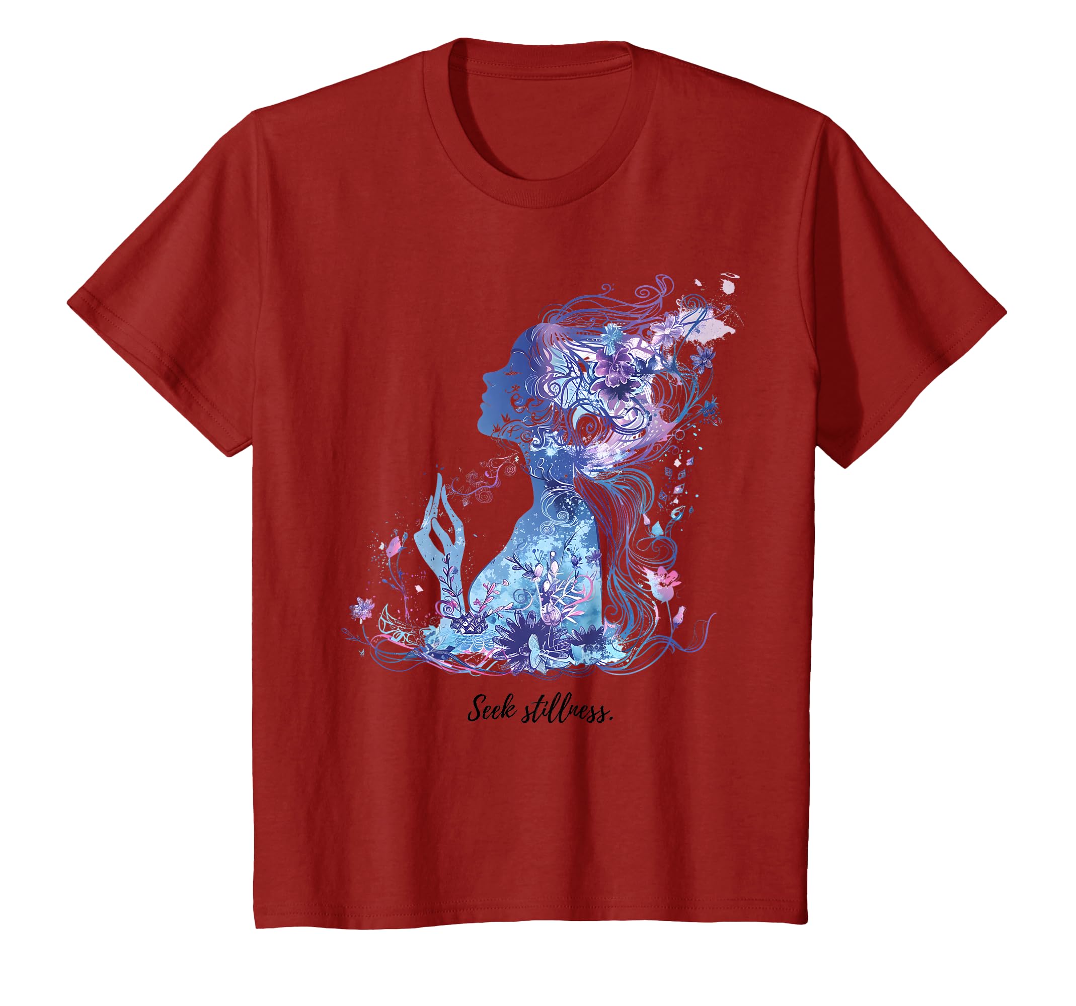 Serene Lotus Yoga And Meditation T-Shirt - Casual Everyday Wear Men Women - T-Shirt, Sweatshirt, Hoodie