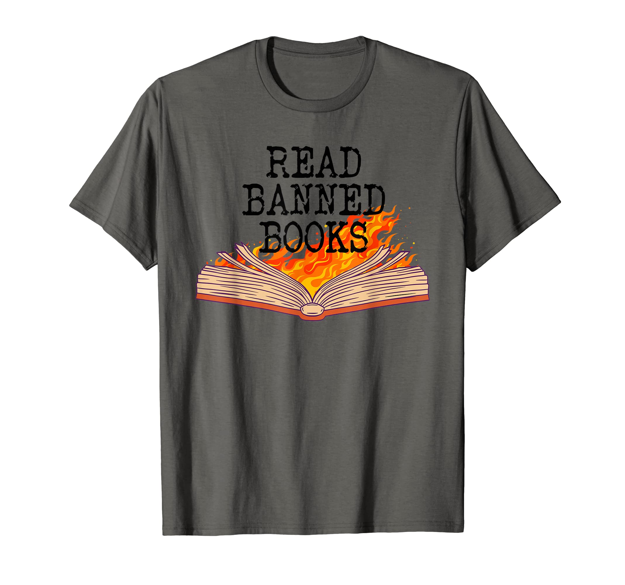 Read Banned Books Anti Censorship Reader T-Shirt - Trendy Graphic Unisex - T-Shirt, Sweatshirt, Hoodie