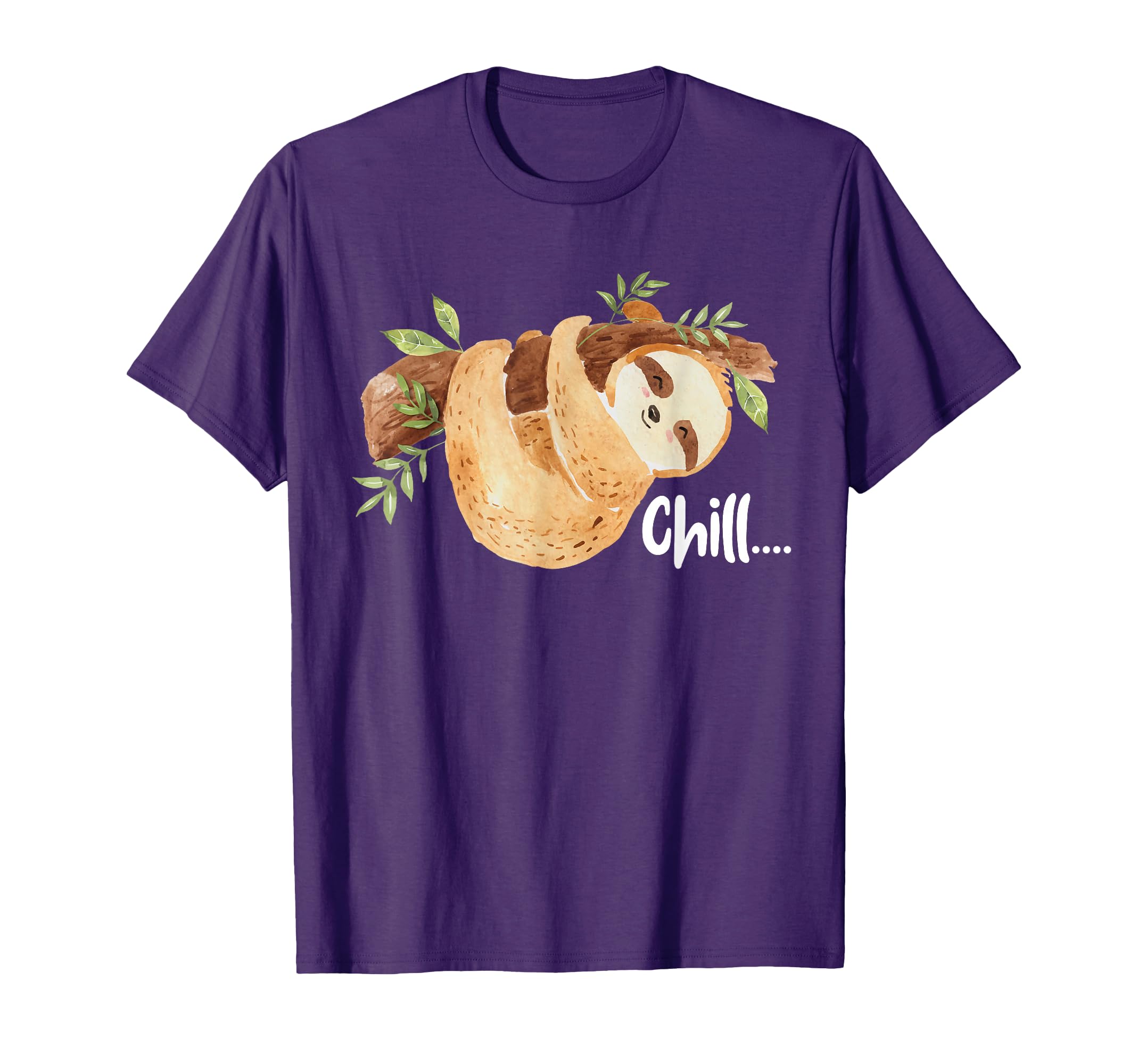 Chill Hanging Sloth Wildlife Animal Lover T-Shirt - Graphic Print Unisex - T-Shirt, Sweatshirt, Hoodie