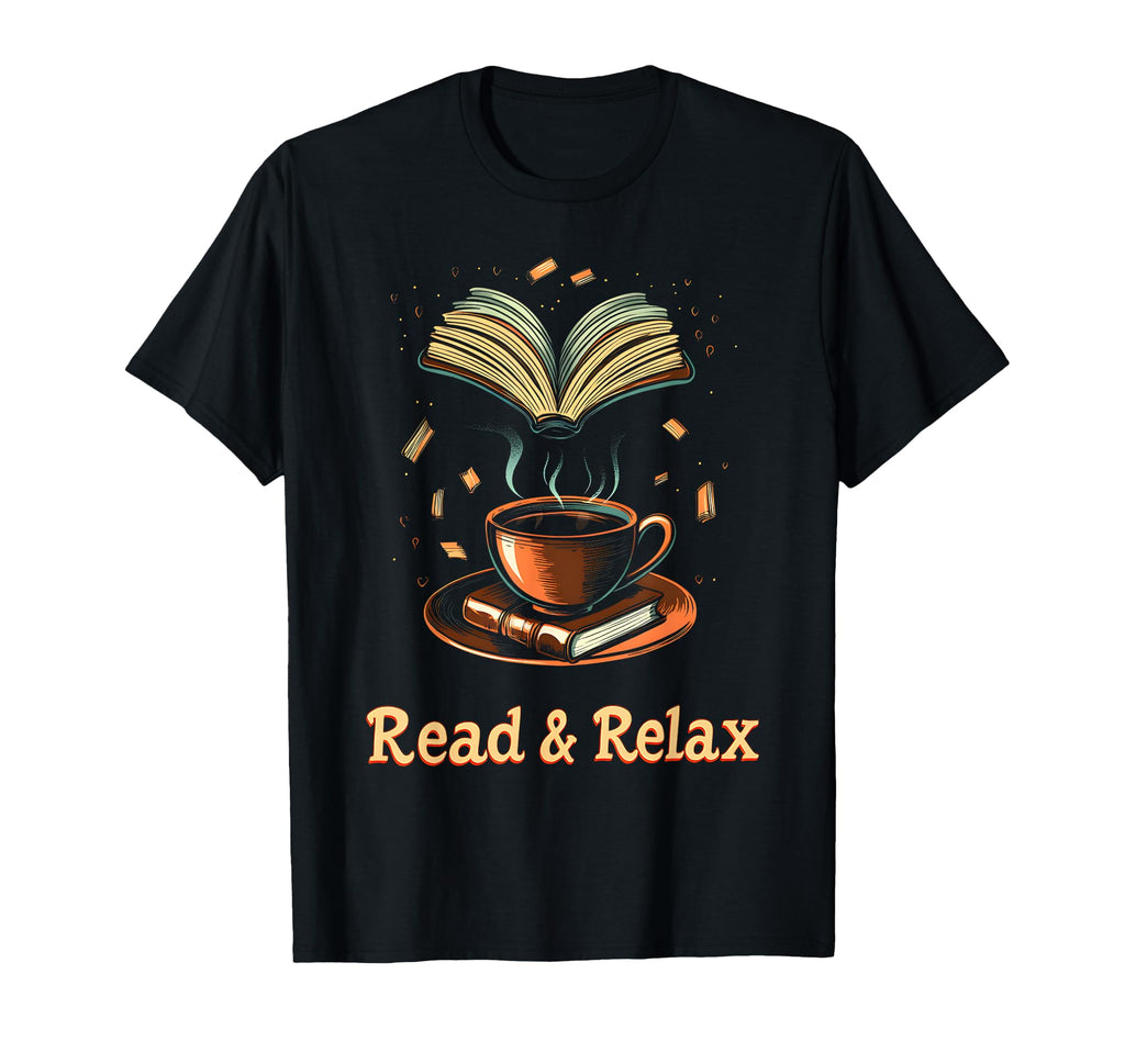 Cozy Book And Coffee Lovers T-Shirt - Graphic Print for Adults - T-Shirt, Sweatshirt, Hoodie