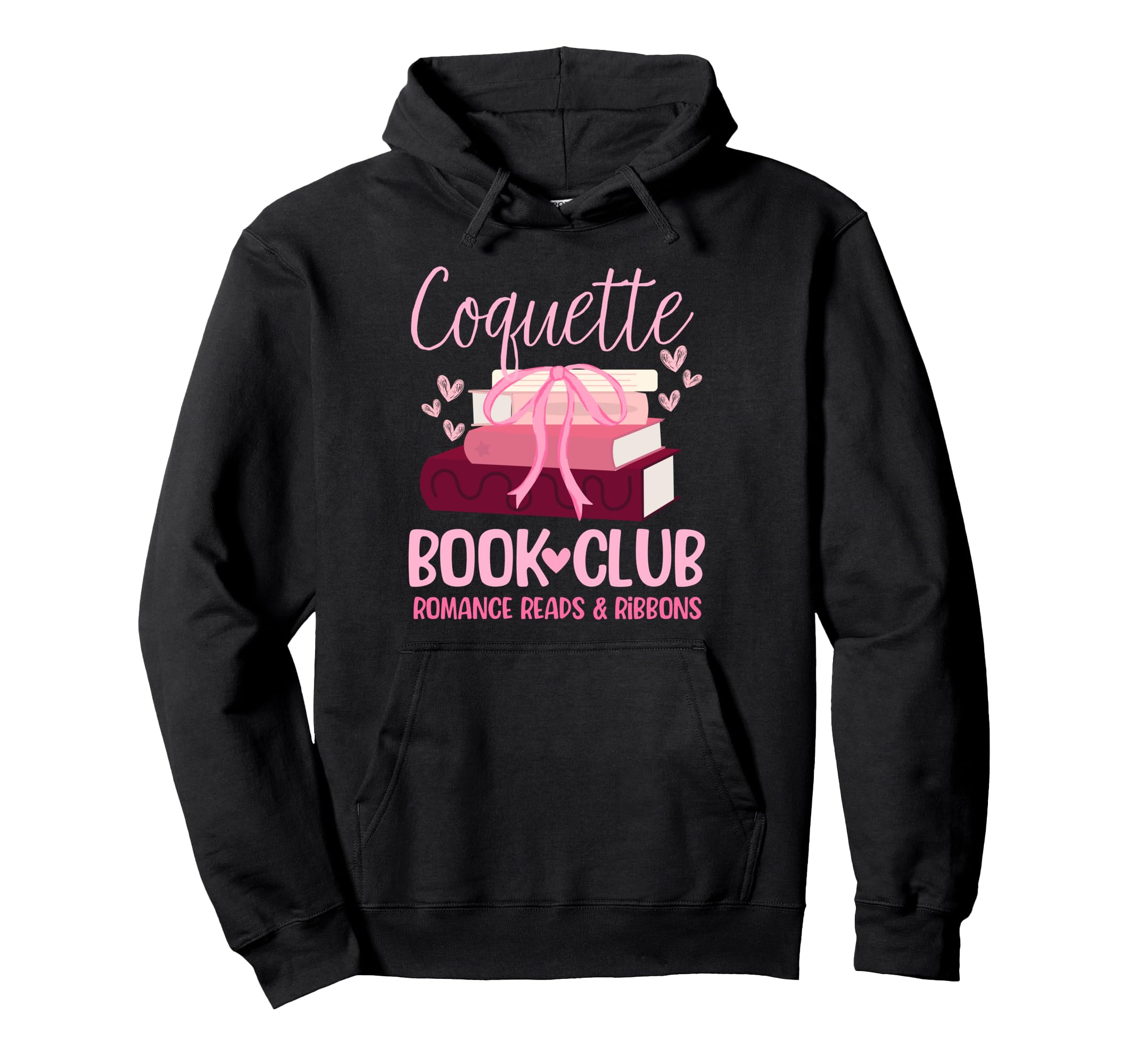 Coquette Book Club Romance Reads And Hoodie - Novelty Apparel Men Women - T-Shirt, Sweatshirt, Hoodie