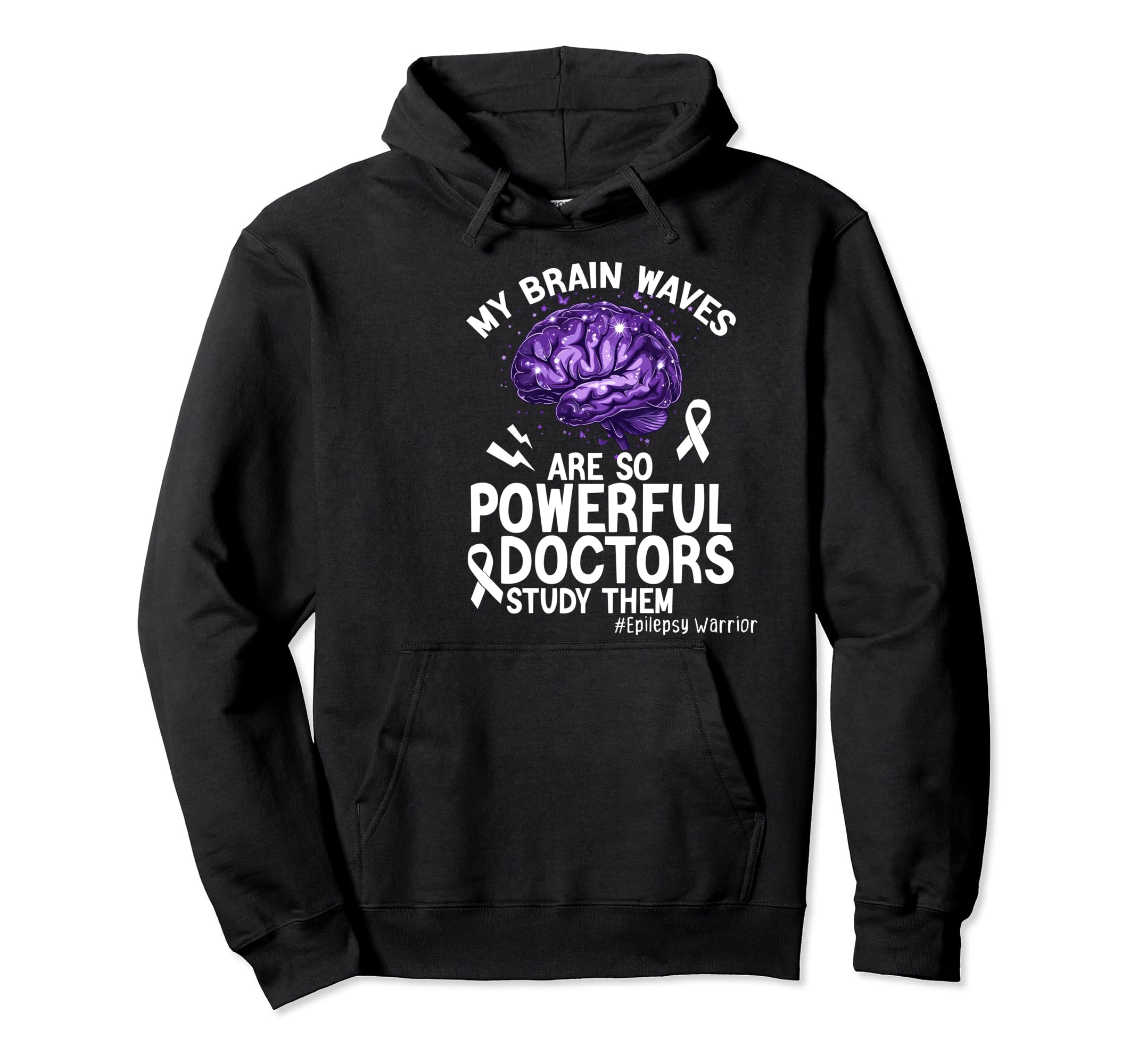 My Brain Waves Are So Powerful Hoodie - Casual Everyday Wear Men Women - T-Shirt, Sweatshirt, Hoodie