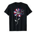 4Th July Be Kind Sunflower Usa American T-Shirt - Unique Graphic Men Women - T-Shirt, Sweatshirt, Hoodie