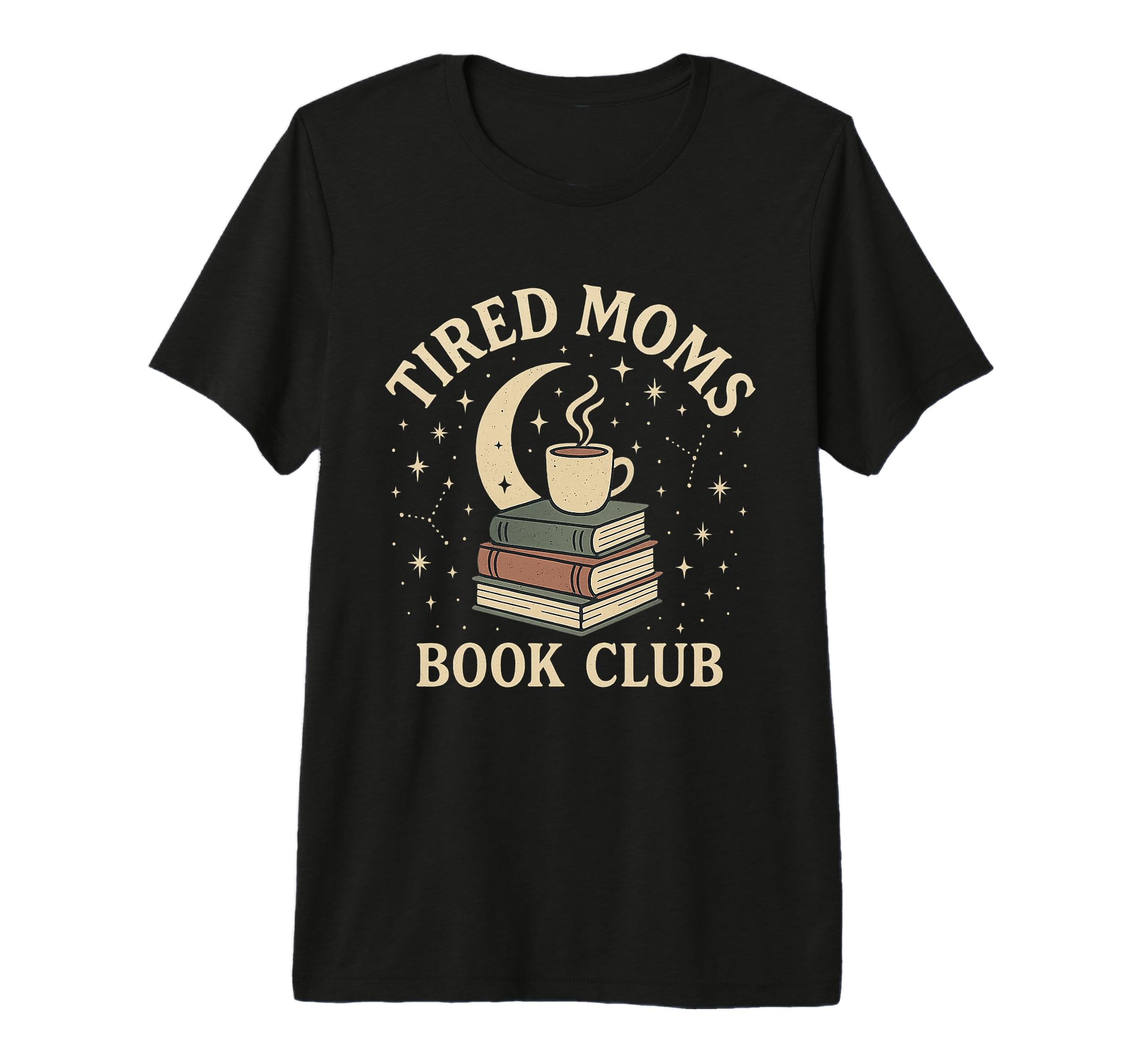 Tired Moms Book Club Funny Read Books T-Shirt - Minimalist Print Unisex - T-Shirt, Sweatshirt, Hoodie