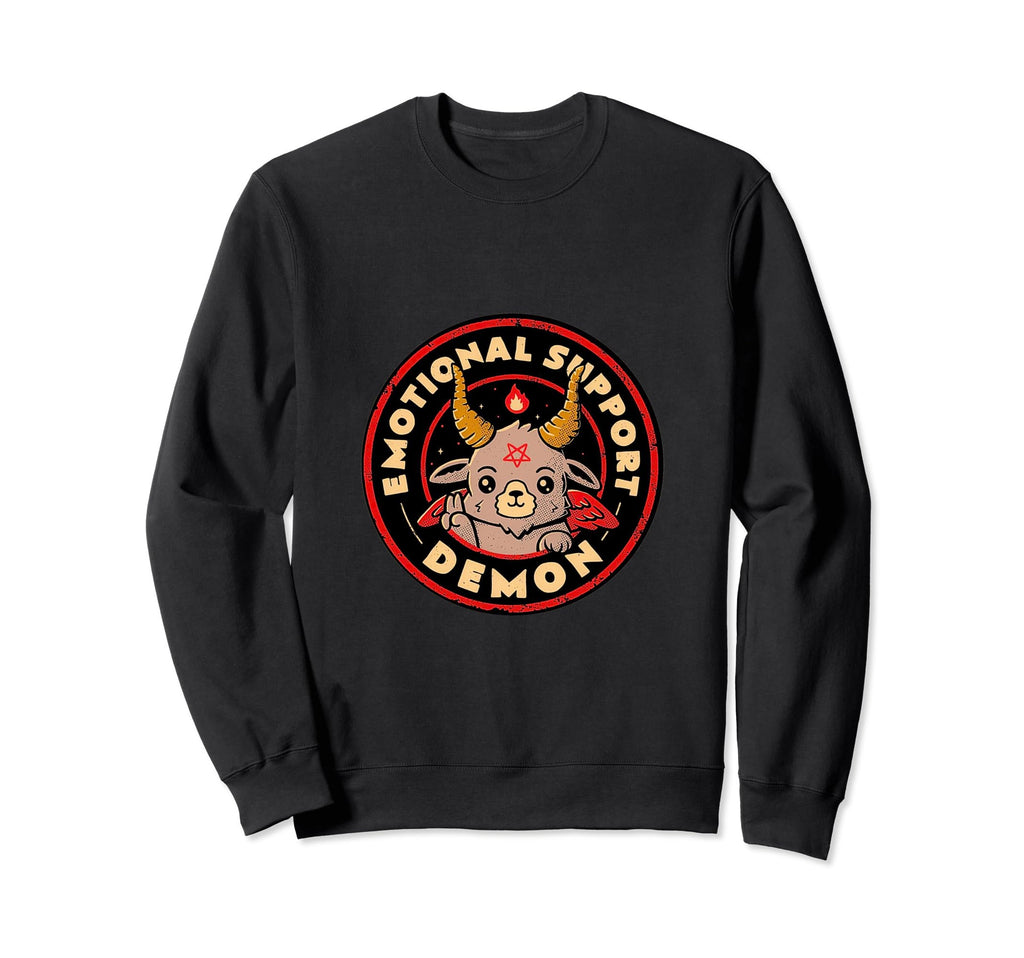 Emotional Support Demon Sweatshirt - Custom Art Print for Adults - T-Shirt, Sweatshirt, Hoodie