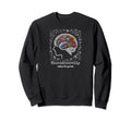 Colorful Rainbow Brain Sweatshirt - Fun Novelty Design Unisex - T-Shirt, Sweatshirt, Hoodie