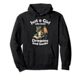 Just Who Loves Dragons And Books Hoodie - Minimalist Print for Adults - T-Shirt, Sweatshirt, Hoodie