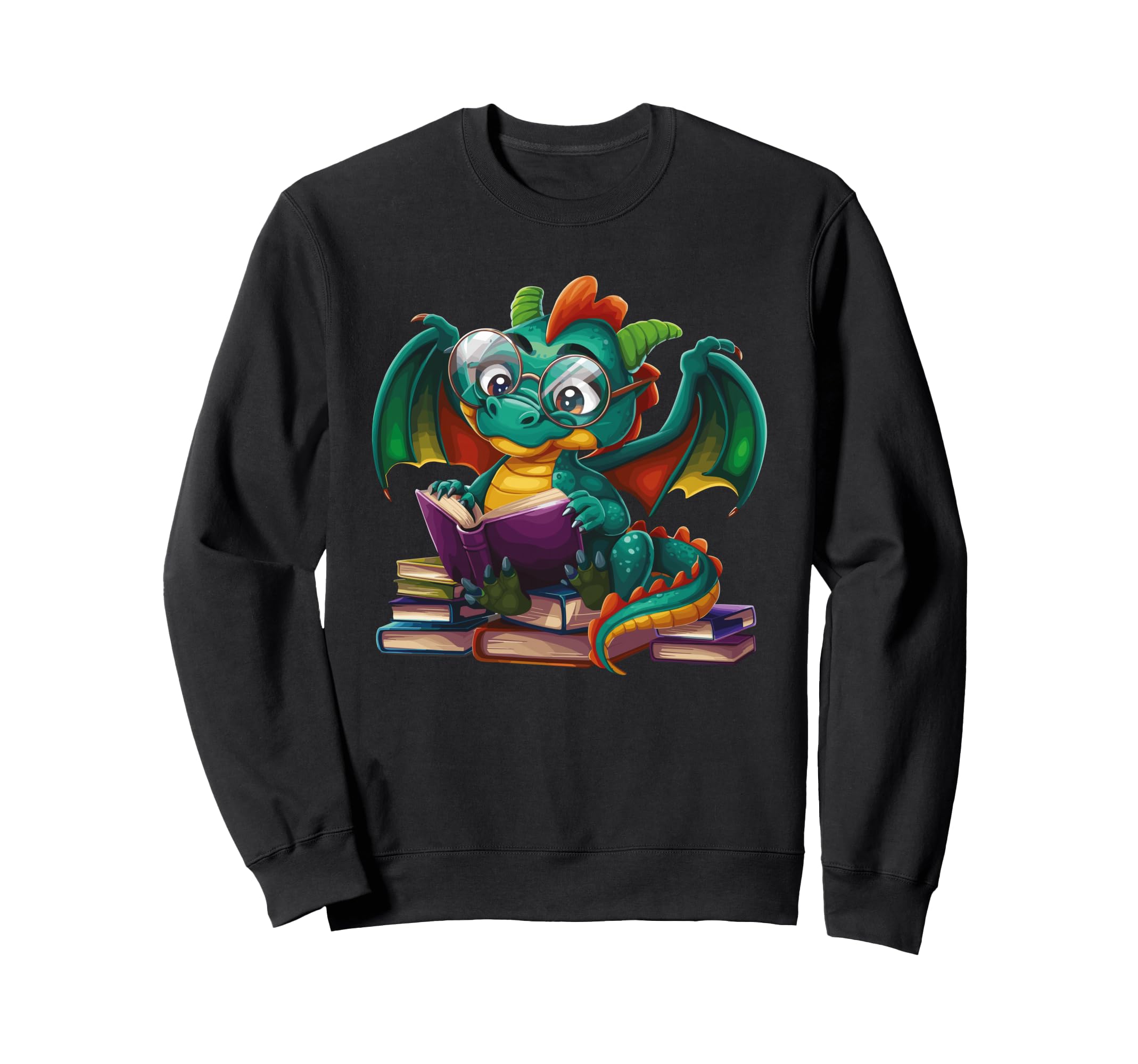 Reading Dragon Shirts Magical Book Lover T-Shirt - Aesthetic Graphic Unisex - T-Shirt, Sweatshirt, Hoodie