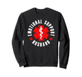 Emotional Support Husband Wife Dog Sweatshirt - Unique Graphic for Adults - T-Shirt, Sweatshirt, Hoodie