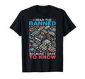Read Banned Books Bookworm Book Lover T-Shirt - Minimalist Print Unisex - T-Shirt, Sweatshirt, Hoodie
