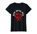 Womens Keep Going Mija Red Skull T-Shirt - Custom Art Print Men Women - T-Shirt, Sweatshirt, Hoodie