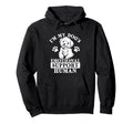 Im My Dogs Emotional Support Human Maltese Hoodie - Graphic Print Unisex - T-Shirt, Sweatshirt, Hoodie