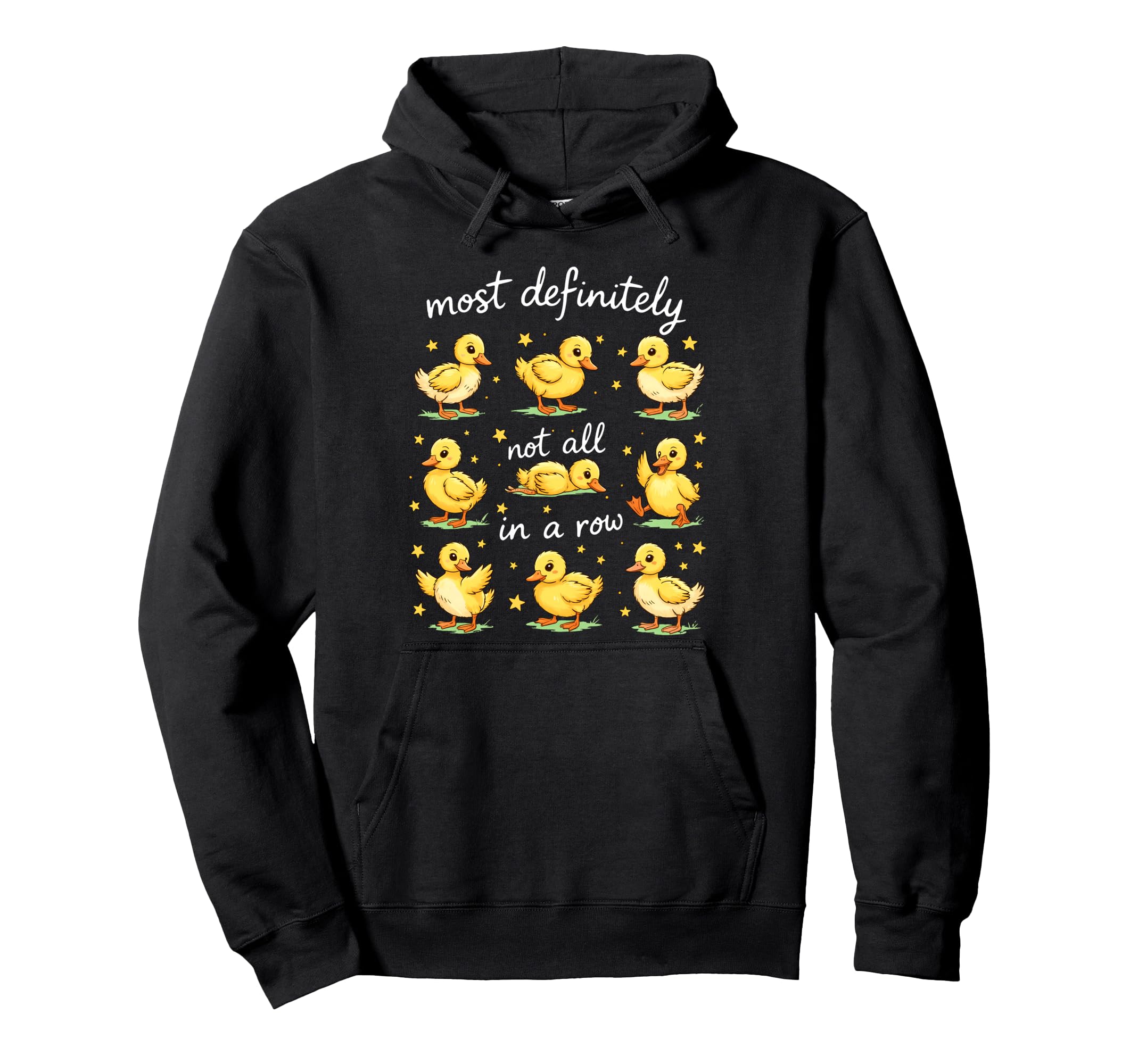 Most Definitely Not All Row Funny Hoodie - Streetwear Style for Adults - T-Shirt, Sweatshirt, Hoodie