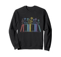 Bookshelf Books Flowers Book Sweatshirt - Novelty Apparel for Adults - T-Shirt, Sweatshirt, Hoodie