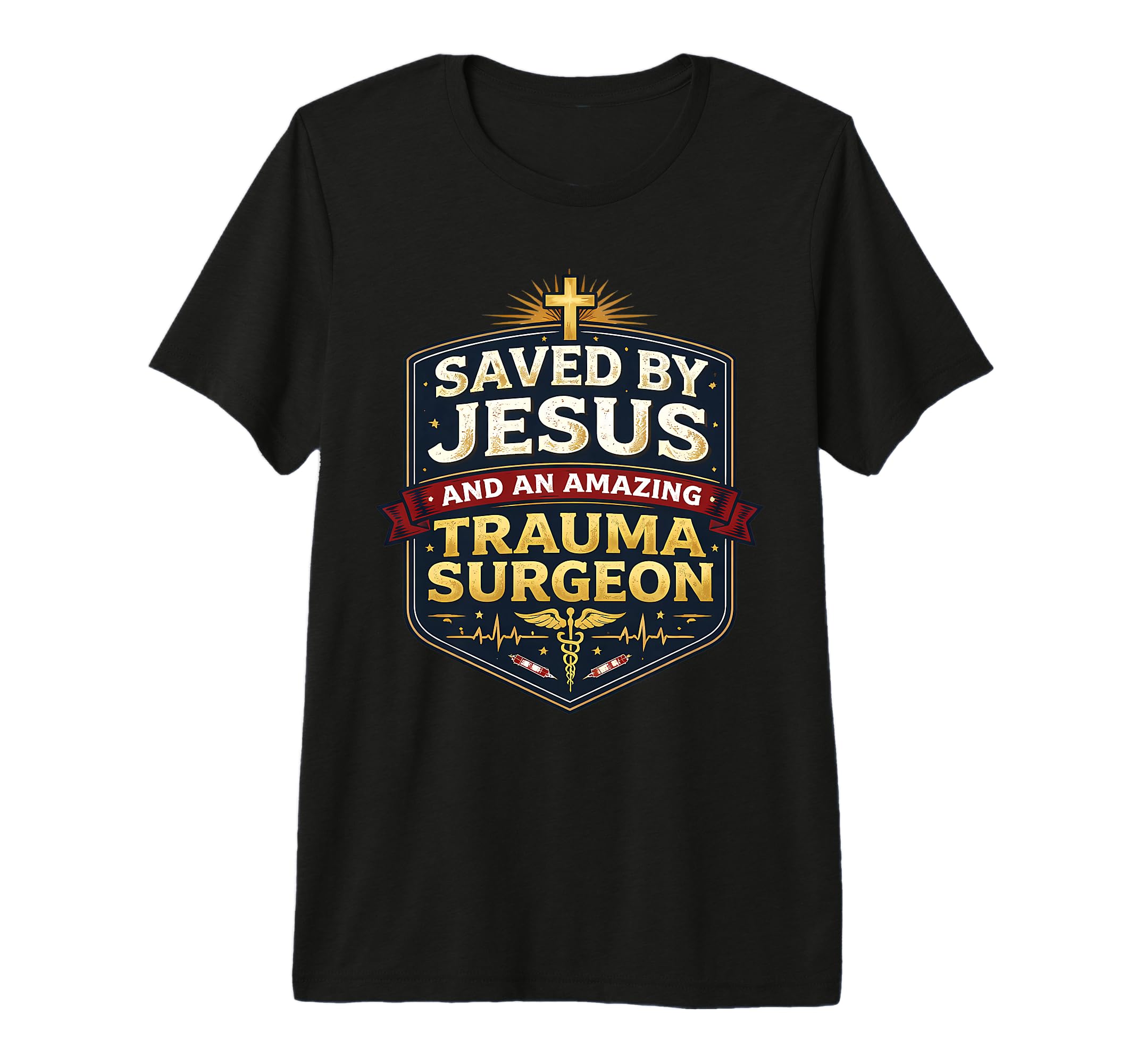 Saved Jesus And Amazing Trauma T-Shirt - Aesthetic Graphic for Adults - T-Shirt, Sweatshirt, Hoodie