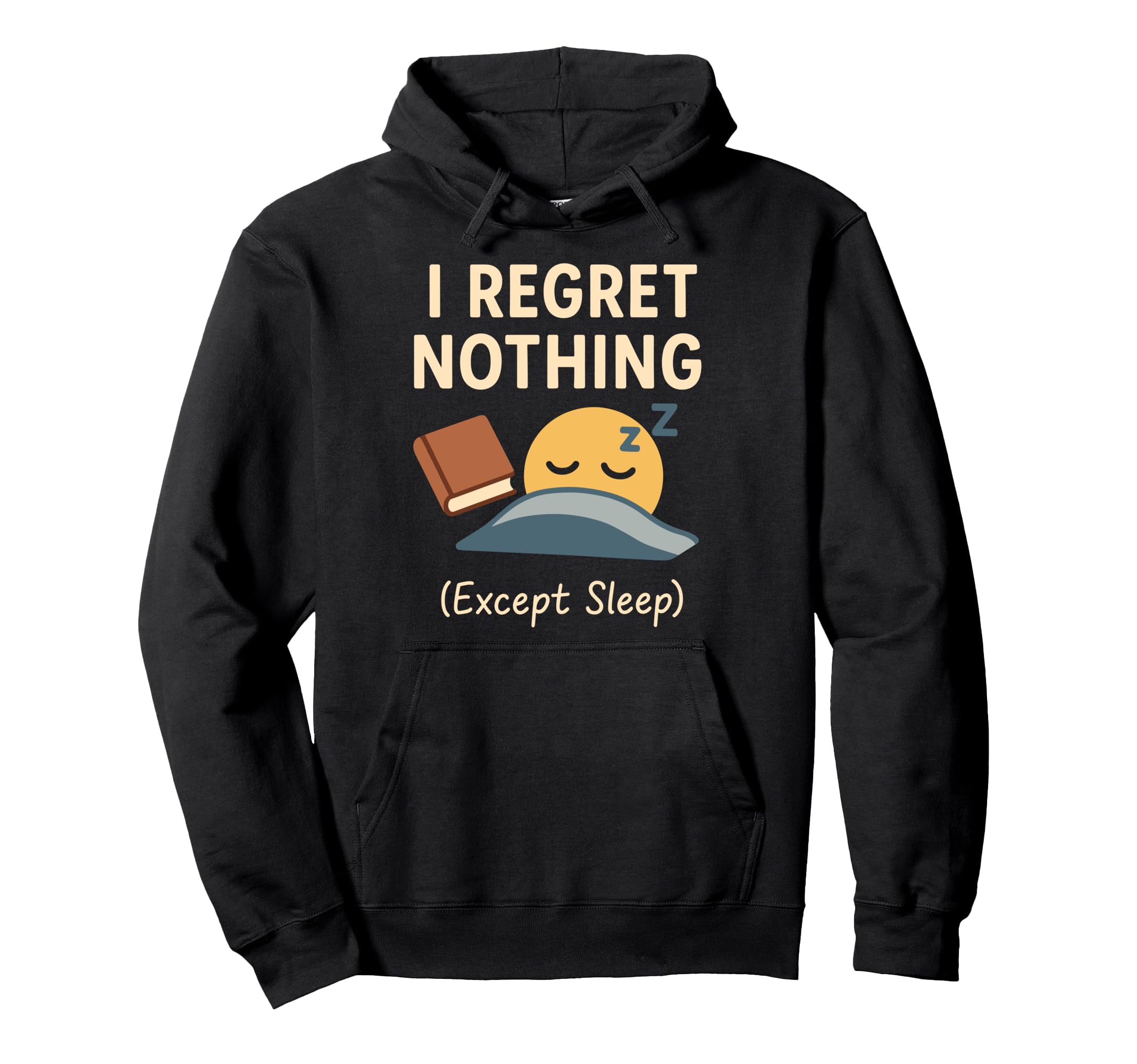 Bedtime Book Reading Sleep Funny Hoodie - Casual Everyday Wear for Adults - T-Shirt, Sweatshirt, Hoodie