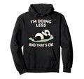 Sleepy Panda Burnout Recovery Stress Relief Hoodie - Graphic Print Unisex - T-Shirt, Sweatshirt, Hoodie