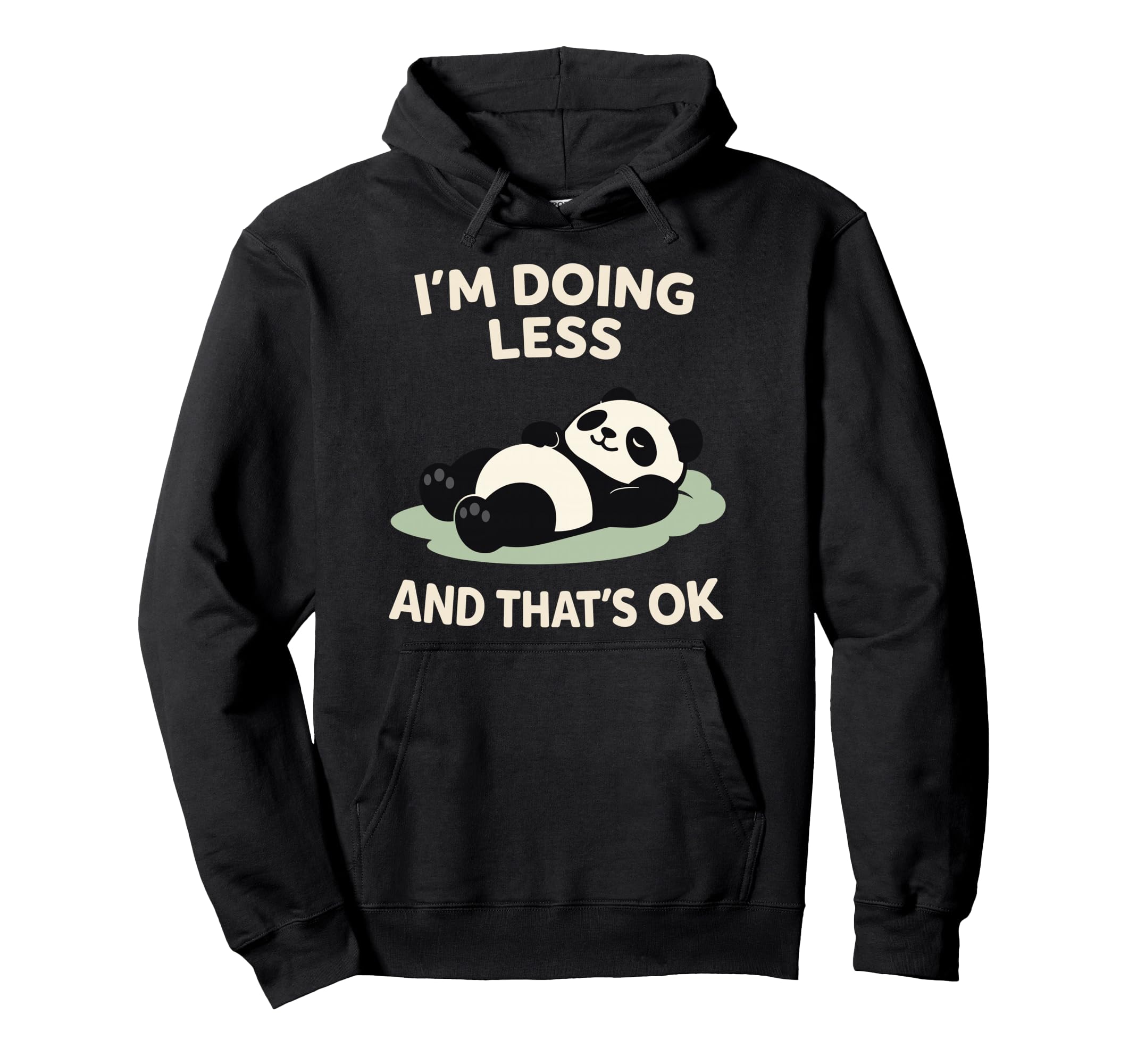 Sleepy Panda Burnout Recovery Stress Relief Hoodie - Graphic Print Unisex - T-Shirt, Sweatshirt, Hoodie