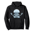 Meditation Jellyfish Yoga Pose Relaxing Hoodie - Custom Art Print Unisex - T-Shirt, Sweatshirt, Hoodie