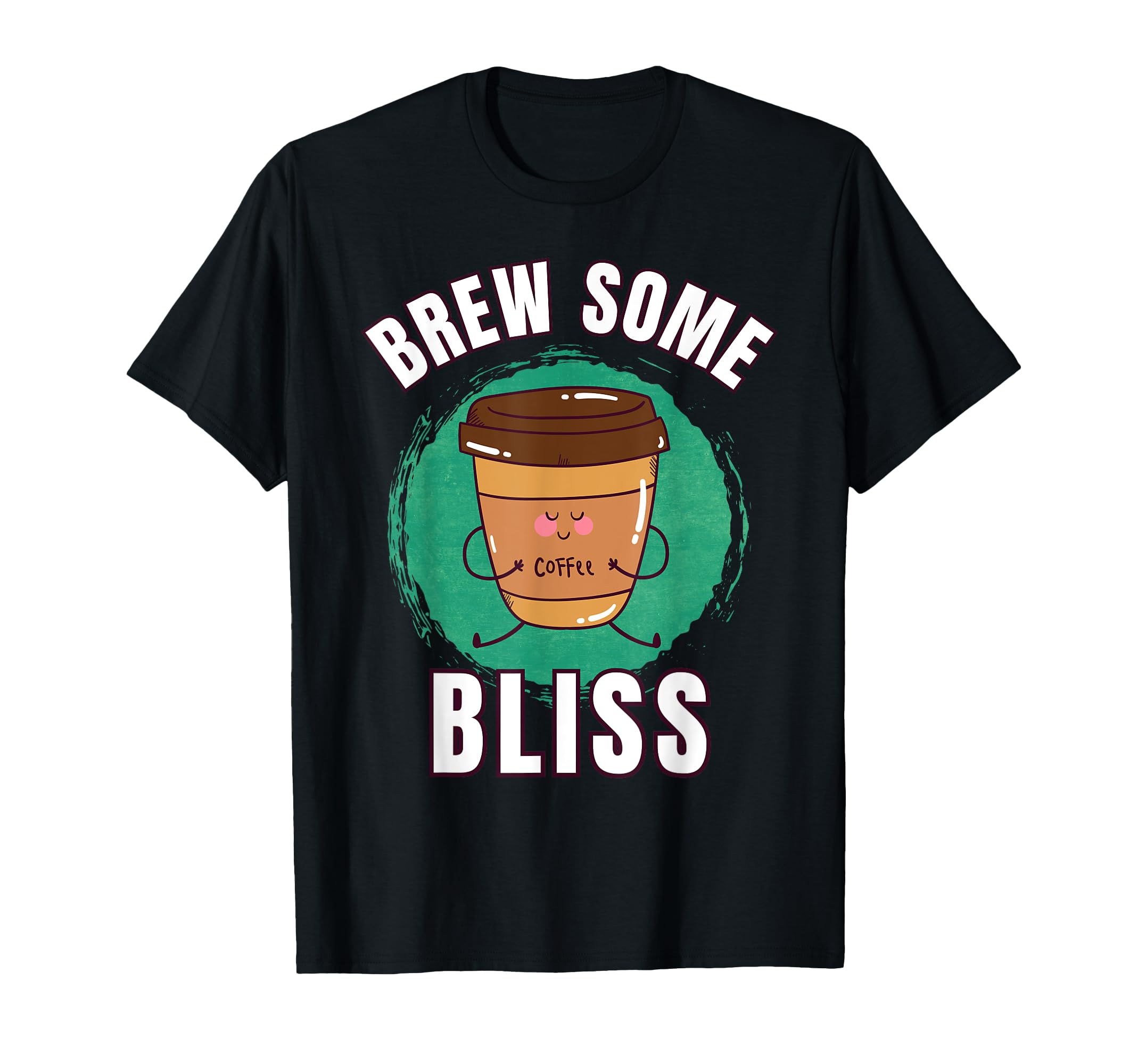 Funny Coffee First Caffeine T-Shirt - Custom Art Print for Adults - T-Shirt, Sweatshirt, Hoodie