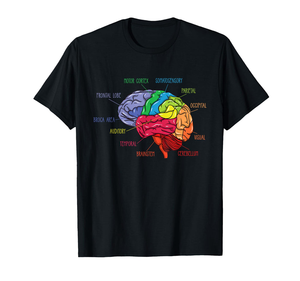 Anatomy Brain Neurologist Gift Small T-Shirt - Aesthetic Graphic Unisex - T-Shirt, Sweatshirt, Hoodie