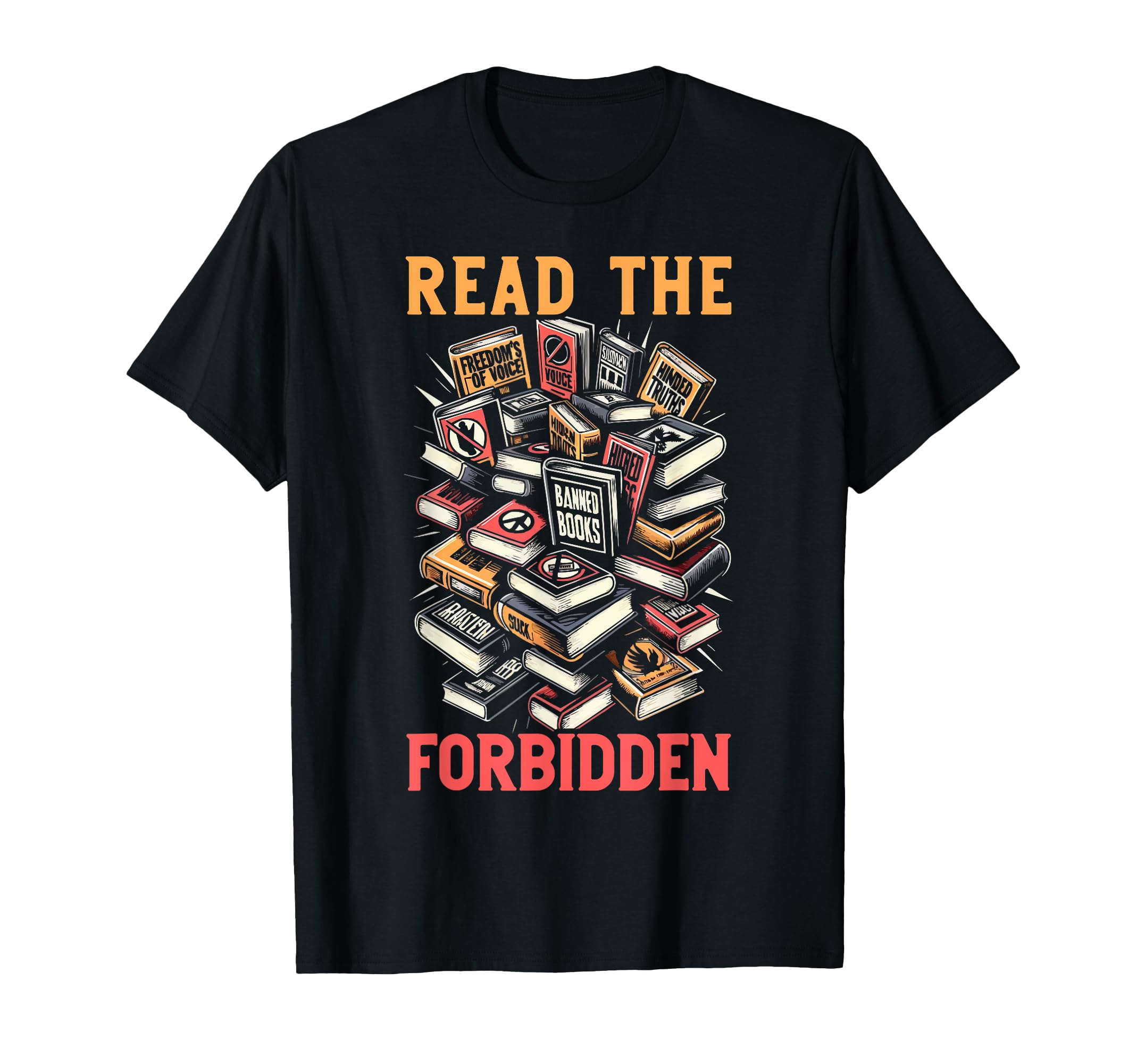 Read Banned Books Bookworm Book T-Shirt - Streetwear Style for Adults - T-Shirt, Sweatshirt, Hoodie