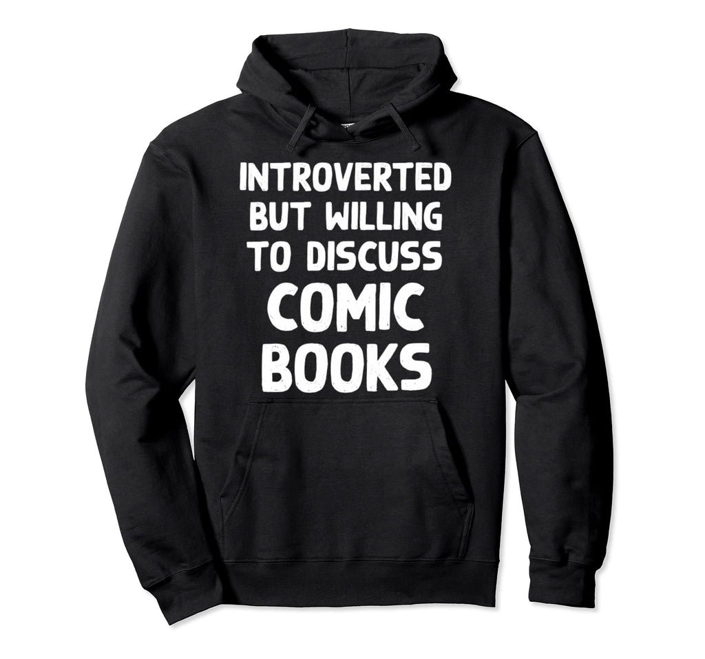 Introverted But Willing To Discuss Hoodie - Minimalist Print for Adults - T-Shirt, Sweatshirt, Hoodie