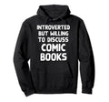 Introverted But Willing To Discuss Hoodie - Minimalist Print for Adults - T-Shirt, Sweatshirt, Hoodie